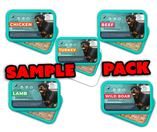 Sample of Raw Food 10 Tubs £24.99 when using coupon code SAMPLE – 1 per household