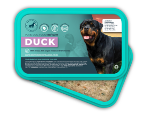 Duck Pure Raw Dog Food 80-10-10