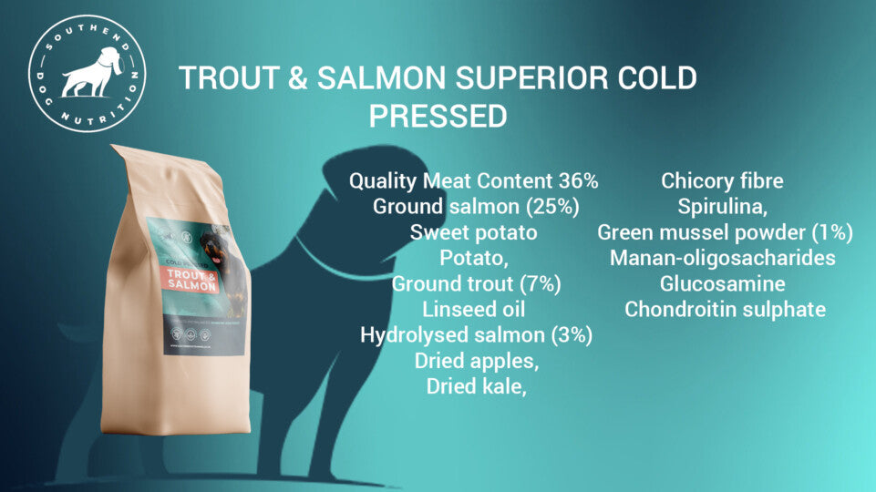 Southend Dog Nutrition Cold Pressed Trout & Salmon 10kg